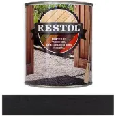 Restol Houtolie Mat Ebbenzwart Watergedragen 750 ML
