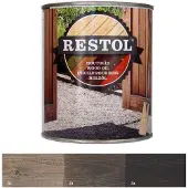 Restol Houtolie Zijdeglans Indiana Grijs 2,5 LTR