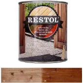 Restol Houtolie Zijdeglans Rood Bruin 2,5 LTR