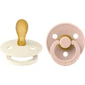 BIBS Fopspeen Symmetric Ivory/Blush 6-18mnd 2st