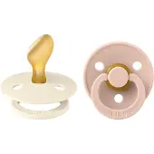 BIBS Fopspeen Anatomical Ivory/Blush 6-18mnd 2st
