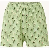Snurk Shorts Women Cozy Cactus Green-XS