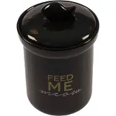 Ebi Cookie Jar Stone Feed me Meow