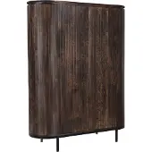 LivingFurn Opbergkast Noor Mangohout Walnut 150cm