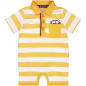 Dirkje - Boxpak - Geel - Gestreept - Maat 74