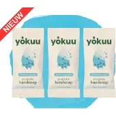Yokuu Probiotische Vegan Handzeep – Thijm & Zeezout Geur – Navulling met 3 Parels - Schuimende Zeep – Waterloze Zeep