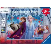 Ravensburger Puzzles 2 x 12 pièces Voyage vers l'inconnu Disney Frozen La Reine des Neiges 2