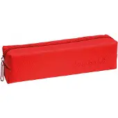 Bombata etui Classic 19 x 5 cm kunstleer rood