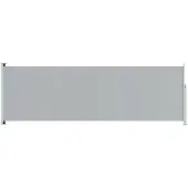 vidaXL Tuinscherm uittrekbaar 200x600 cm grijs