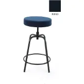 Workliving Barkruk Laag Rond - Velvet Indigo - 60-68 CM