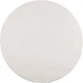 vidaXL Vloerkleed IZA laagpolig Scandinavisch Ø 80 cm crèmekleurig