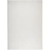 vidaXL Vloerkleed IZA laagpolig Scandinavisch 140x200 cm crèmekleurig