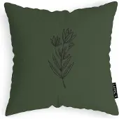 Label2X Kussen wildflower groen