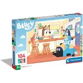 Bluey 104-delig SuperKolor Bluey Puzzel, artikelnummer 27169