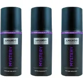 Amando Mystery Deodorant Spray 150 ml - Voordeelverpakking 3 stuks