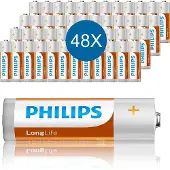 Philips Longlife Batterijen - AA - 96 stuks