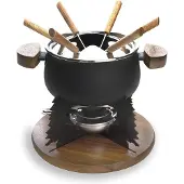 Cosy & Trendy 4292575 Fondueset Zwart - 2 L