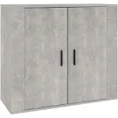 vidaXL Dressoir 80x33x70 cm bewerkt hout betongrijs