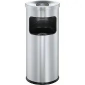 Durable Combi-asbak | d.250xH630mm zilver | staalplaat | 1 stuk - 333223