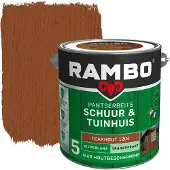 Rambo Pantserbeits Schuur&Tuinhuis Zijdeglans Transparant Teakhout 1204 2,5 LTR