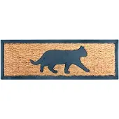 Super Merchant Deurmat Poes - Rubber/Kokosvezel - 25 x 75 cm