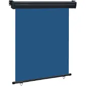 vidaXL Balkonscherm 145x250 cm blauw