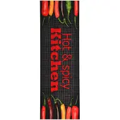 vidaXL Keukenmat wasbaar Hot&Spicy 45x150 cm