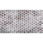 vidaXL Vloerkleed wasbaar 190x300 cm grijs en wit