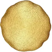 Unique living kussen metallic Øxcm -