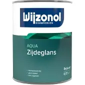 Wijzonol Aqua Zijdeglans | Zijdeglans Lakverf Binnen 1 LTR - Kleur|1|2
