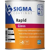 Sigma Rapid Gloss | Sneldrogende Hoogglans Lakverf Buiten 1 LTR - Kleur|1|2