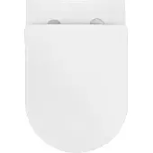 LuxeBath Wandcloset zonder spoeling met Nano-coating 52x36x34 cm Wit keramiek ML-Design