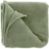 Unique living plaid claudi 130x160cm tea green