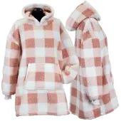 Unique living hoodie donna 70x50cm old pink