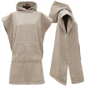 Unique living poncho beach 80x100cm stone
