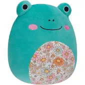 Squishmallows Robert - Aqua Frog W/ Floral Belly 19cm Plush
