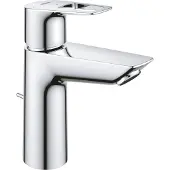 GROHE Bauloop waterbesparende wastafelkraan M-Size met trekwaste chroom 23887001