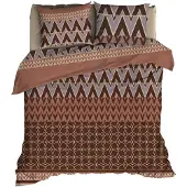 Romanette Dekbedovertrek Lombok Brick Katoen-200 x 200 / 220 cm | 2-Persoons