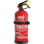 Benson Compacte poederblusser - 1 kg - geschikt voor brandklassen A, B en C - inclusief bevestigingsbeugel