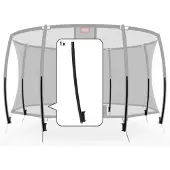 Berg Trampoline Veiligheidsnet - Safety Net Deluxe - Onderbuis Gelast