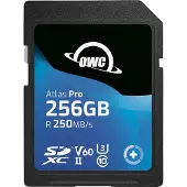 OWC 256GB Atlas Pro SDXC UHS-II V60 geheugenkaart
