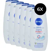Nivea Douchegel - Creme Protect & Dexpanthenol - 6 x 250 ml