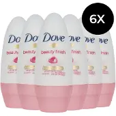 Dove Deodorant Deoroller Beauty Finish Voordeelverpakking 6x50ml
