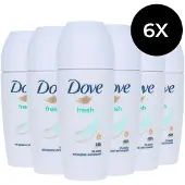 Dove 6x Deodorant Roll-on Fresh 50 Ml