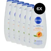 Nivea 6x Soft Care Douchegel Apricot En Apricot Seed Oil 250 Ml