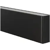 Hera Wandlamp INTERO-LINE, dimbaar, zwart, Woon-/ Eetkamer, Aluminium, Modern, wandlamp