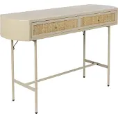 White Label Bijzettafel Amaya 2dr Beige