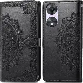 IMoshion Mandala Bookcase voor de Oppo A58 - Zwart