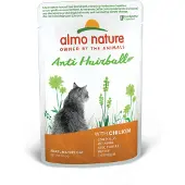 Almo Nature 60x Kattenvoer Nat Anti-Haarbal Kip 70 gr
