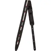 Fender Paramount Acoustic Leather Strap Black - Gitaarband